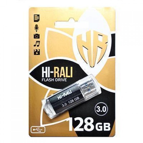 Накопичувач 3.0 USB 128GB Hi-Rali Corsar серія чорний