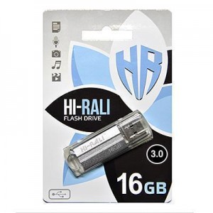 Накопичувач 3.0 USB 16GB Hi-Rali Corsair серiя срібло Накопичувач 3.0 USB 16GB Hi-Rali Corsair серiя срібло