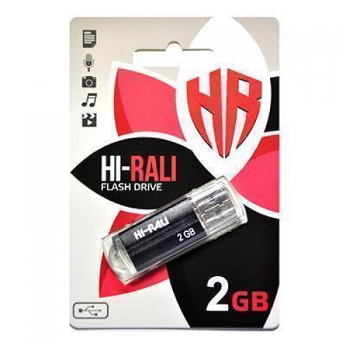 Накопичувач USB 2GB Hi-Rali Corsair серiя чорний