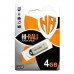 Накопичувач USB 4GB Hi-Rali Fit серiя срібло