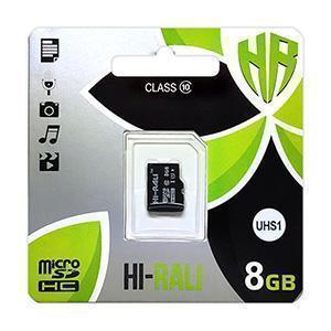Карта пам'яти microSDHC (UHS-1) 8GB class 10 Hi-Rali (без адаптерів) Карта пам'яти microSDHC (UHS-1) 8GB class 10 Hi-Rali (без адаптерів)