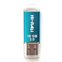 Накопичувач 3.0 USB 16GB Hi-Rali Rocket серiя синій Накопичувач 3.0 USB 16GB Hi-Rali Rocket серiя синій