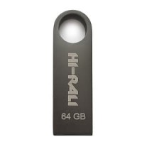 Накопичувач USB 64GB Hi-Rali Shuttle серiя чорний Накопичувач USB 64GB Hi-Rali Shuttle серiя чорний