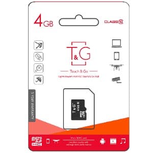 Карта пам'яті microSDHC  4GB class 10 T&G (без адаптера)