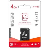 Карта пам'яті microSDHC 4GB class 10 T&G (з адаптером) Карта пам'яті microSDHC 4GB class 10 T&G (з адаптером)