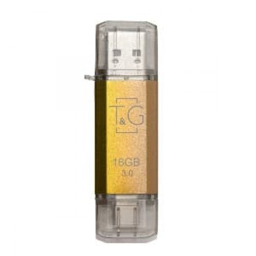 Накопичувач 3.0 USB 16GB T&G Type-C  009 серія Star золото