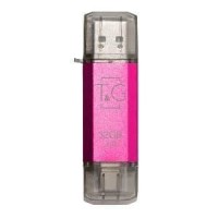 Накопичувач 3.0 USB 32GB T&G Type-C 009 серія Star фуксі