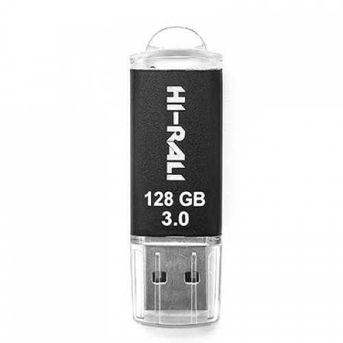Накопичувач 3.0 USB 128GB Hi-Rali Rocket серiя чорний