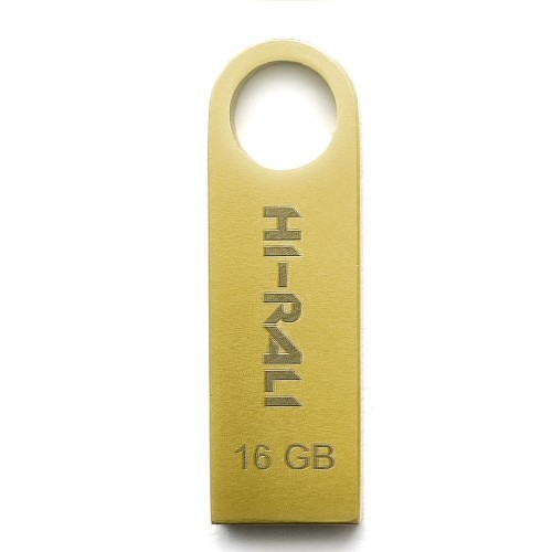 Накопичувач USB 16GB Hi-Rali Shuttle серiя золото