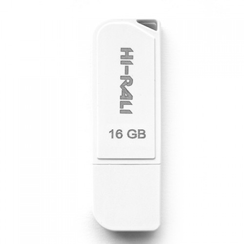 Накопичувач USB 16GB Hi-Rali Taga серiя білий