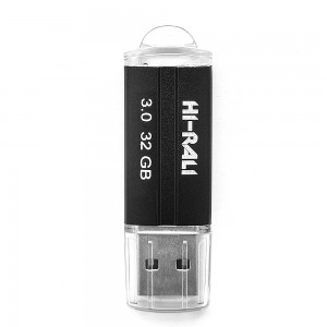 Накопичувач 3.0 USB 32GB Hi-Rali Corsair серiя чорний