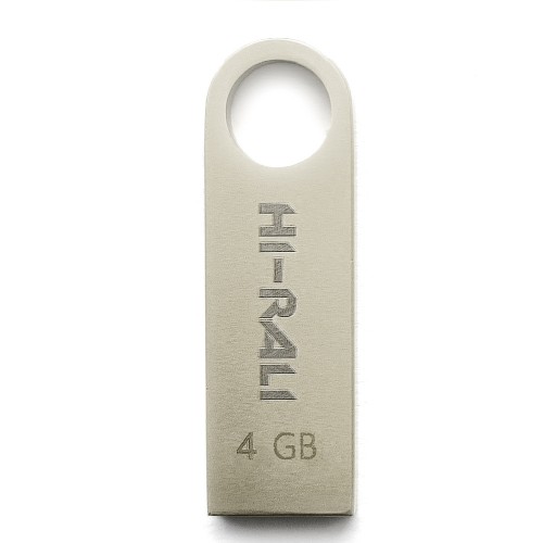 Накопитель USB 4GB Hi-Rali Shuttle серия серебро