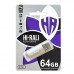 Накопичувач USB 64GB Hi-Rali Rocket серiя срібло