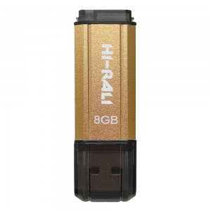 Накопитель USB 8GB Hi-Rali Stark серия золото
