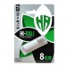 Накопичувач USB 8GB Hi-Rali Rocket серiя срібло
