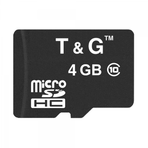 Карта памяти microSDHC 4GB class 10 T&G (без адаптера)