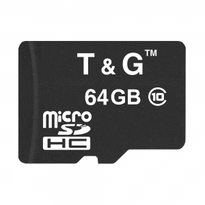 Карта пам'яти microSDHC 64GB class 10 T&G (без адаптера)