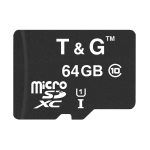 Карта пам'яти microSDXC (UHS-1) 64GB class 10 T&G (без адаптера)