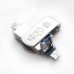 Накопичувач 3.0 USB + Lightning + microUSB 8GB T&G металева серія 007