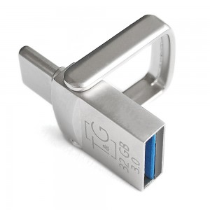 Накопичувач 3.0 USB -Type C 32GB T&G металева серія 104