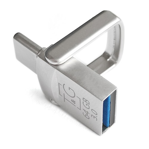 Накопитель 3.0 USB-Type C 64GB T&G металлическая серия 104