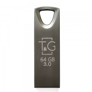 Накопитель 3.0 USB 64GB T&G металлическая серия 117 черный