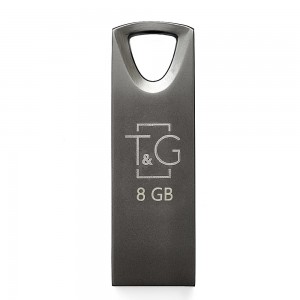 Накопитель USB 8GB T&G металлическая серия 117 черный