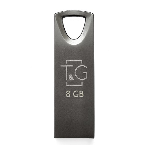 Накопичувач USB 8GB T&G металева серія 117 чорний