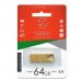 Накопичувач 3.0 USB 64GB T&G металева серія 117 золото