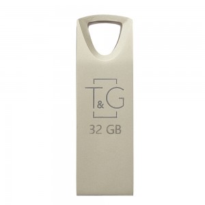 Накопичувач USB 32GB T&G металева серія 117 срібло