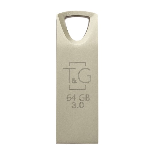 Накопичувач 3.0 USB 64GB T&G металева серія 117 срібло