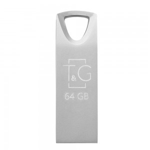 Накопитель USB 64GB T&G металлическая серия 117 серебро