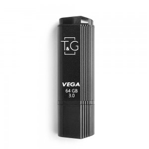 Накопичувач 3.0 USB 64GB T&G VEGA серiя 121 чорний
