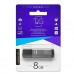 Накопичувач USB 8GB T&G Vega серiя 121 Серый