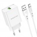 Мережевий Зарядний Пристрій Borofone BN5 18W QC3.0 Type C
