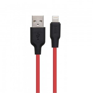 Кабель USB Hoco X21 Plus Silicone Lightning 0.25m
