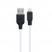USB Hoco X21 Plus Silicone Lightning 0.25m