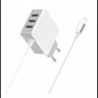 Мережевий Зарядний Пристрій Borofone BA42A Lightning 2,4A