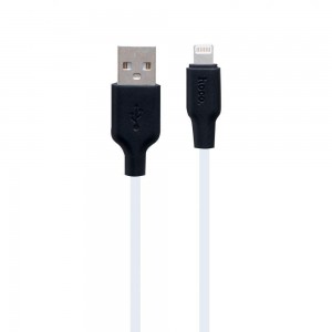 Кабель USB Hoco X21 Plus Silicone Lightning 2m