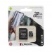 Карта Пам'яті Kingston Canvas Select Plus microSDHC (UHS-1) 32gb 10 Class & Adapter