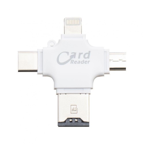 OTG Cardreader Lightning Micro Type-C to MicroSD