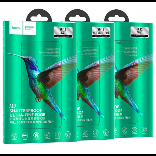 Защитное стекло Hoco Shatterproof UltraFfine Edge Full Screen HD for iPhone12 5.4(A19)