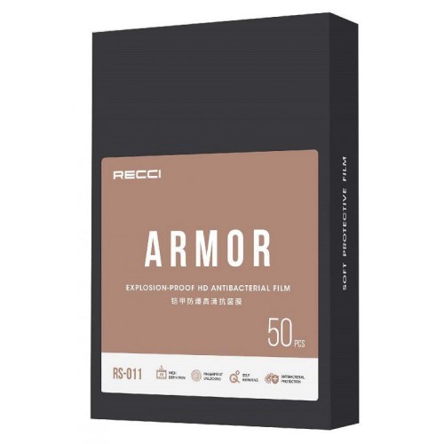 ПОШТУЧНО! (без QR) Гідро-гель Плівка Recci HD 3A Antibacterial RS-011 1 шт Глянець