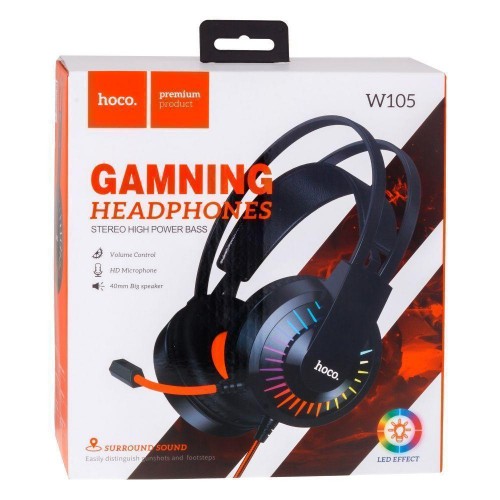 Ігровв Наувшники Hoco W105 Joyful М'ята упаковка