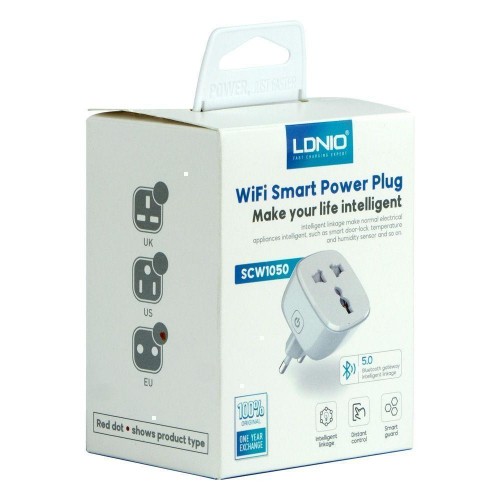 Смарт Розетка WiFI Smart Power Plug LDNIO SCW1050