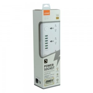 Мережевий Подовжувач LDNIO SC5614 5 socket / 6 USB