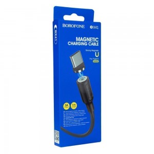 Кабель USB Borofone BX41 Amiable magnetic Type-C