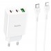 Мережевий Зарядний Пристрій Hoco C99A PD20W+QC3.0 Type C to Lightning
