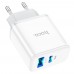 Мережевий Зарядний Пристрій Hoco C105A Stage dual port PD20W+QC3.0