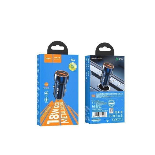 Автомобільний Зарядний Пристрій Hoco Z46 18W QC3.0